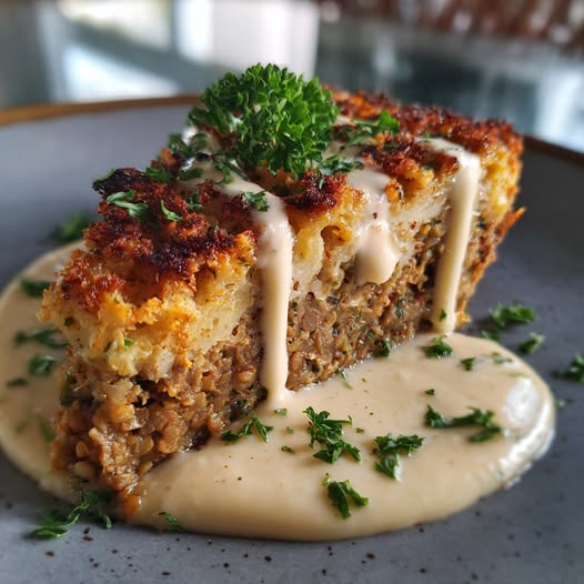 Parmentier de chou-fleur et lentilles